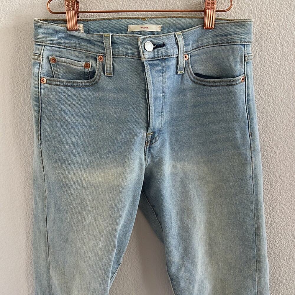 Levi's Wedgie Button Fly Denim Jeans 26 - Picture 3 of 13